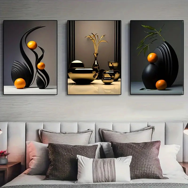 Interior Design Sketch - 3 Stks/set Abstracte Canvas Print Posters
