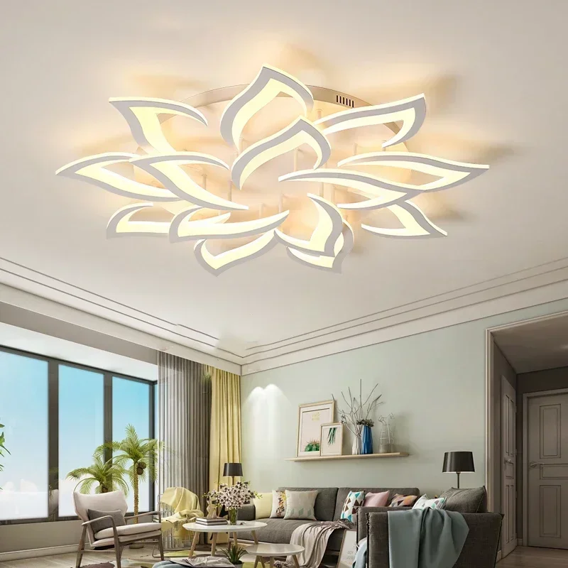 Interior Design Studio - Designer LED-bloemblaadjeskroonluchter Woonkamer Slaapkamer Keuken Moderne