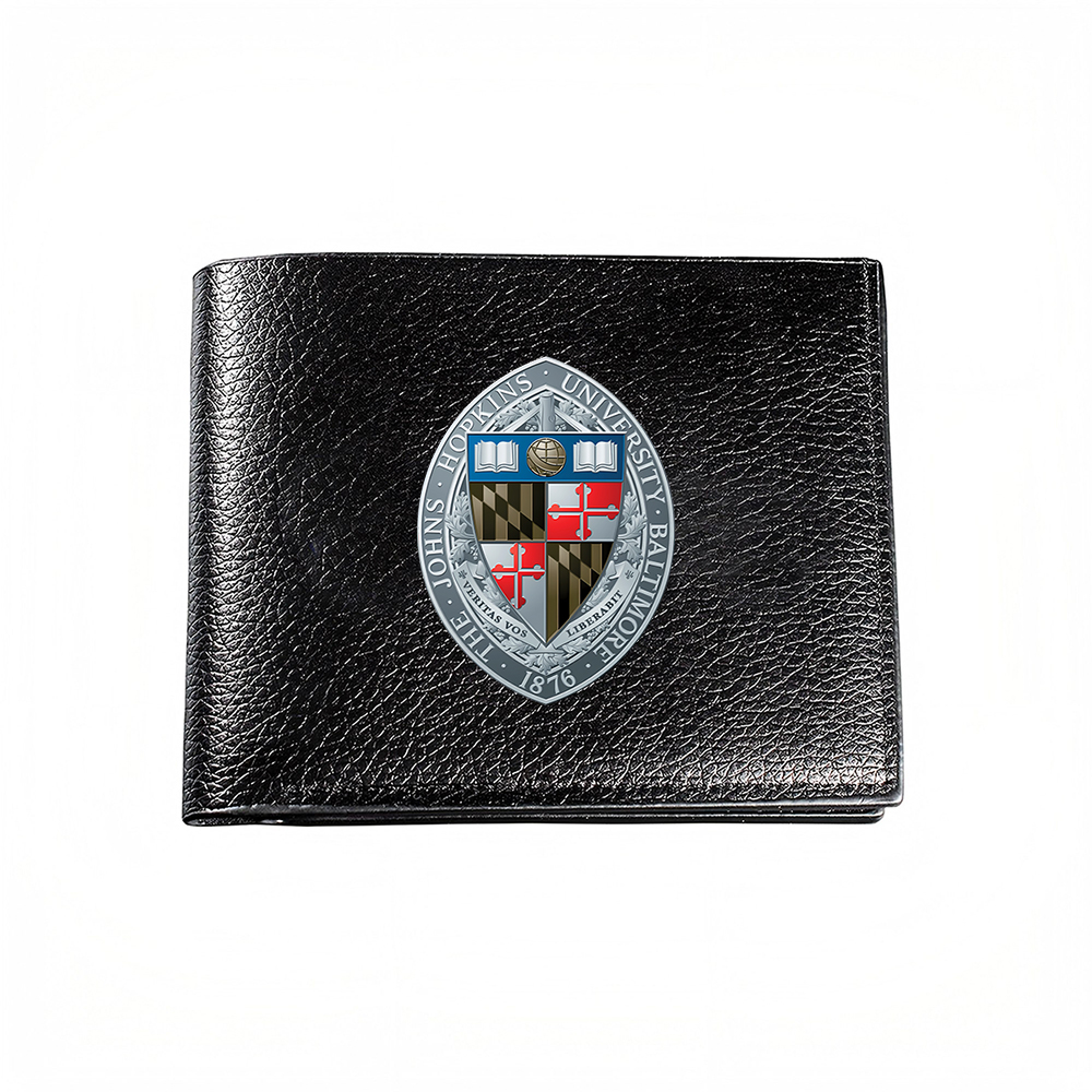 Interior Design University In China - Johns Hopkins University Baltimore Crest Herenportemonnee