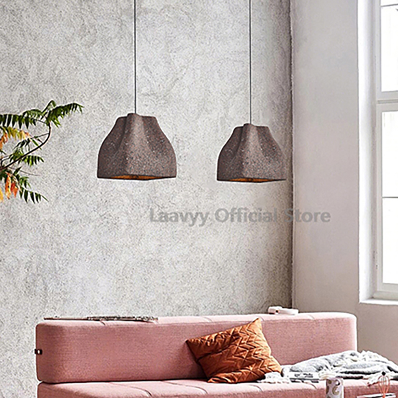 Interior Design High Ceiling - Bescheiden creatieve slaapkamer nachtkastje hanglamp Art