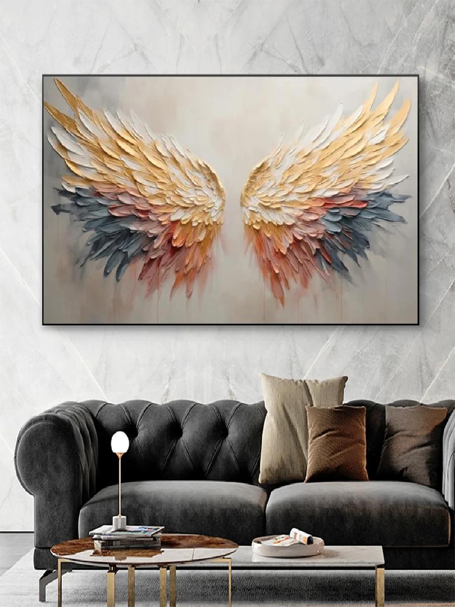 Kleurrijke Abstracte Engelenvl - Interior Design Sketch recensie en prijs