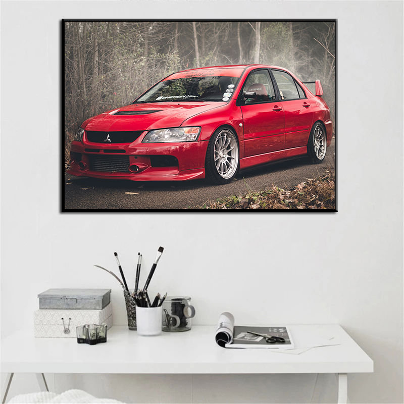 Supercar Posters Lancer Evo Ro - Interior Design Studio recensie en prijs