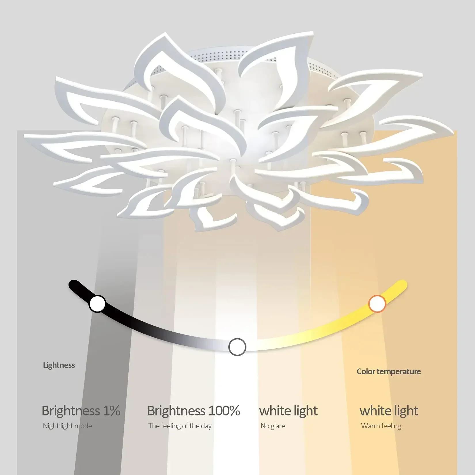 Designer LED-bloemblaadjeskroo - Interior Design Studio recensie en prijs