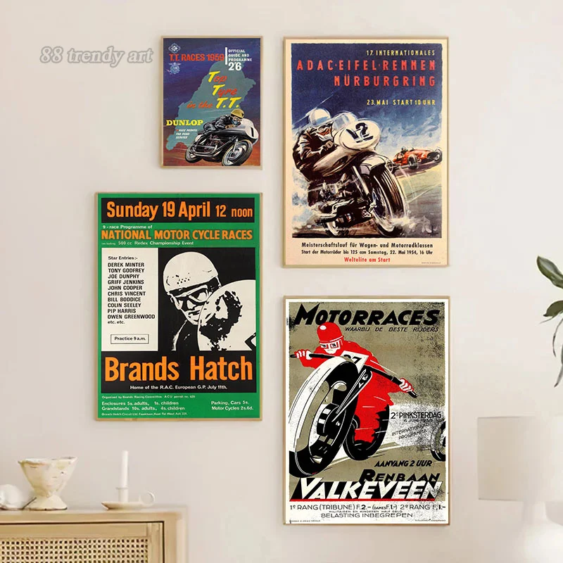 Vintage 24-pa's motorrace were - Interior Design Studio recensie en prijs
