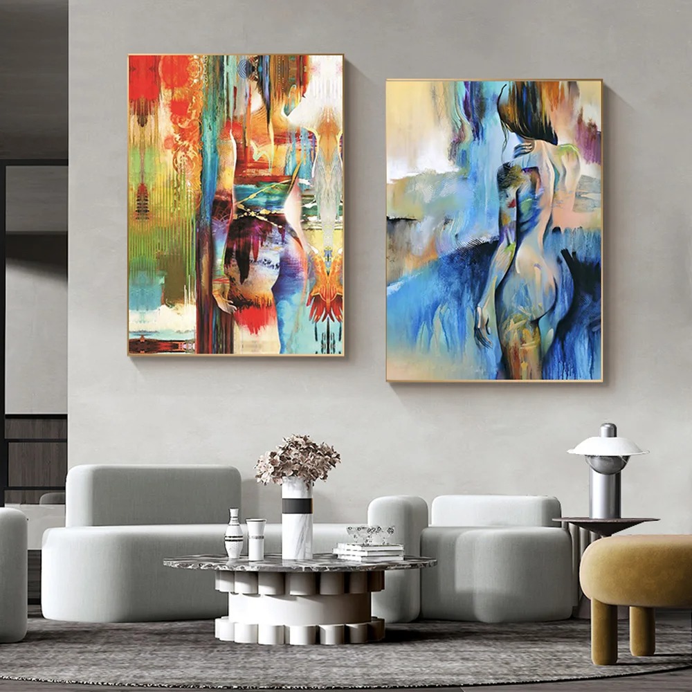 Abstract olieverfschilderij vr - Interior Design Sketch recensie en prijs