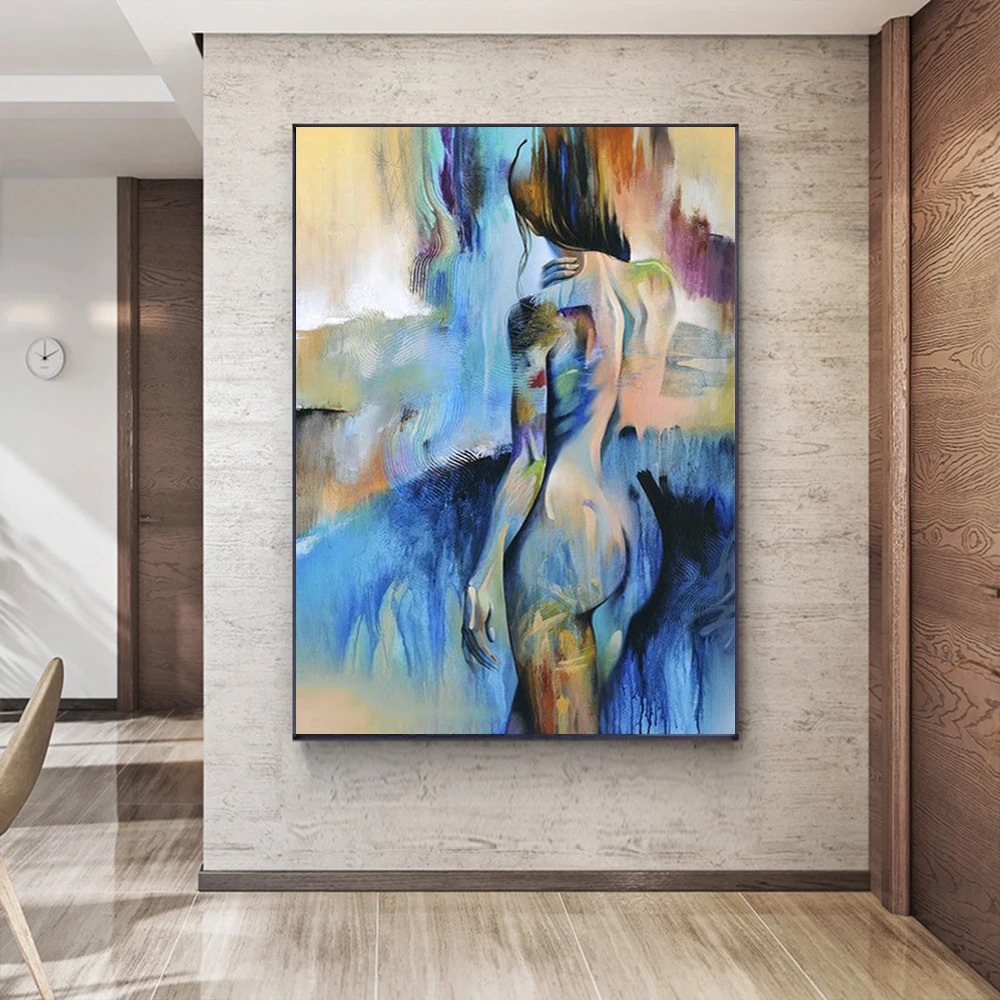 Abstract olieverfschilderij vr - Interior Design Sketch recensie en prijs