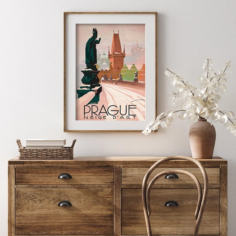 Reizen Retro Poster Art Painti - Interior Design Sketch recensie en prijs