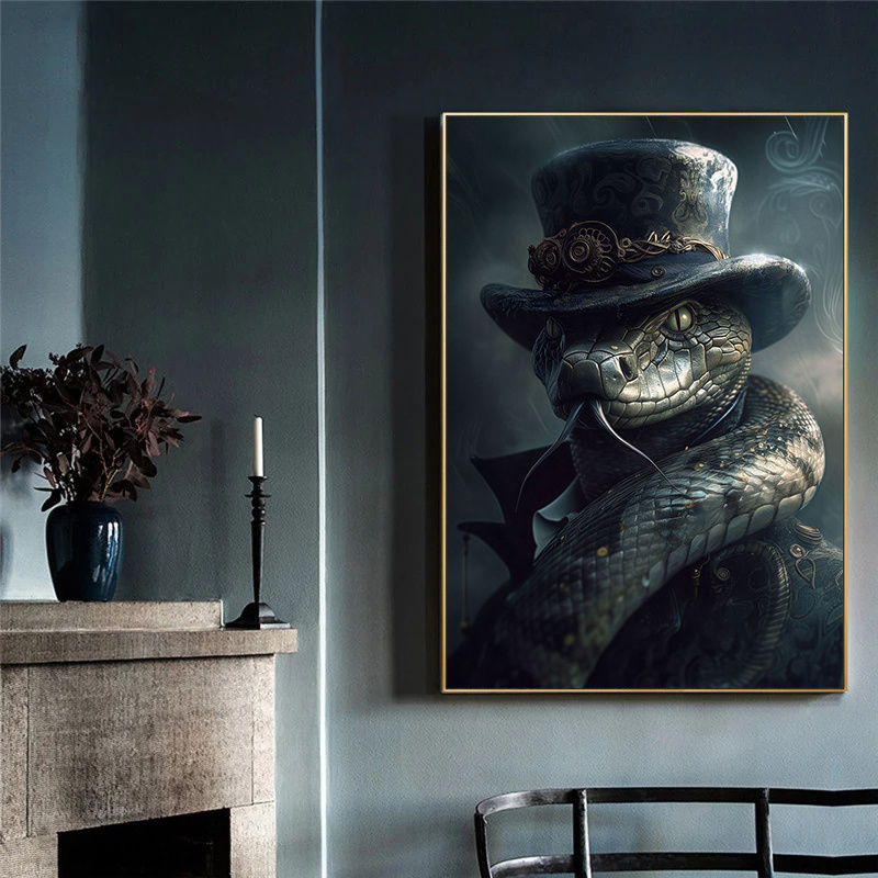 Cool Steampunk Dieren Portret  - Interior Design Sketch recensie en prijs