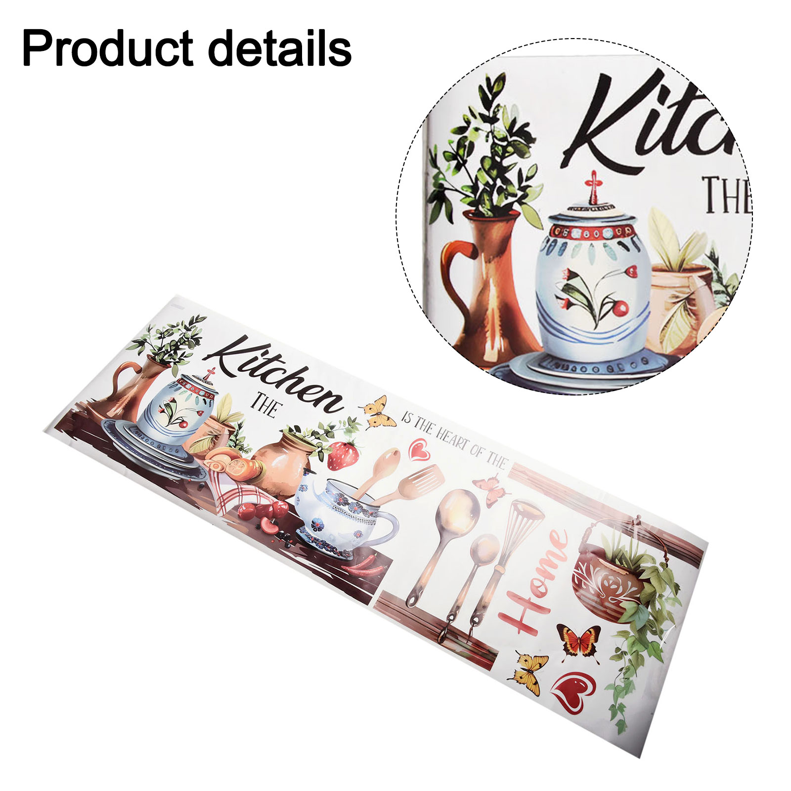 Bloemendesign PVC-wandsticker  - Interior Design Living Room And Kitchen recensie en prijs