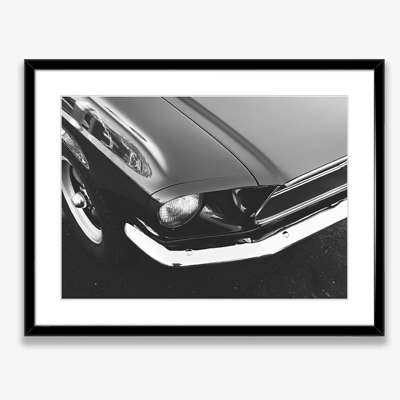 Zwart En Wit Ford Mustang Klas - Interior Design Sketch recensie en prijs