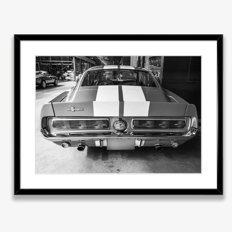 Zwart En Wit Ford Mustang Klas - Interior Design Sketch recensie en prijs