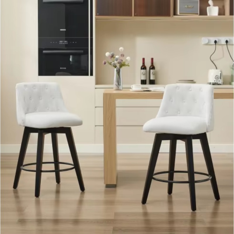 Moderne stoffen barkruk met zw - Interior Design Living Room And Kitchen recensie en prijs